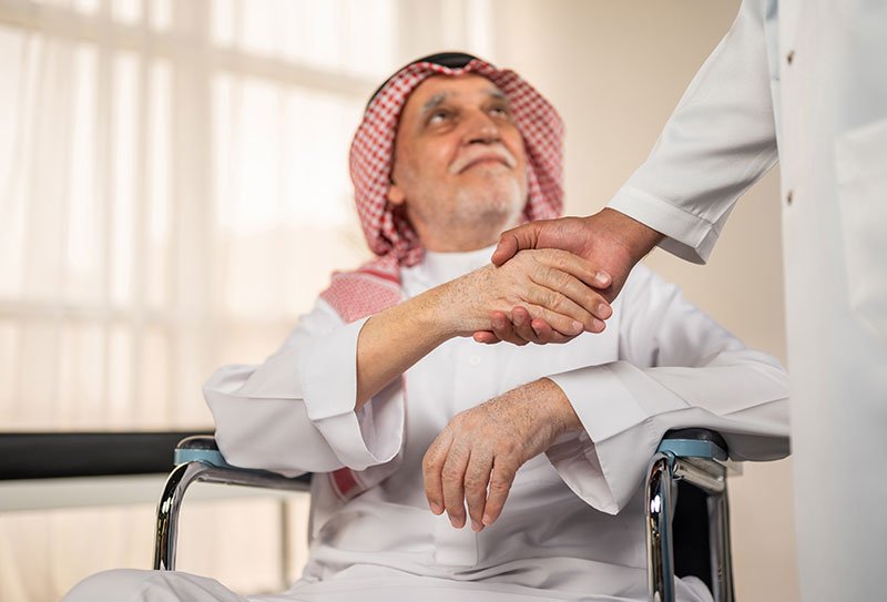 خدمة الرعاية المنزلية لكبار السن فى تبوك