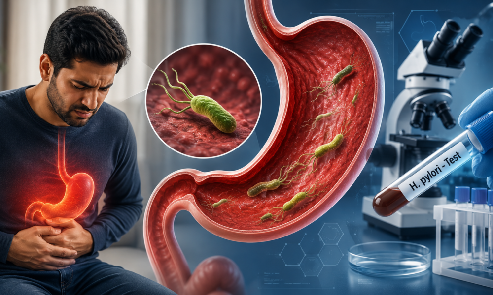 جرثومة المعدة وطرق تشخيصها وتحليل H pylori في المختبر
