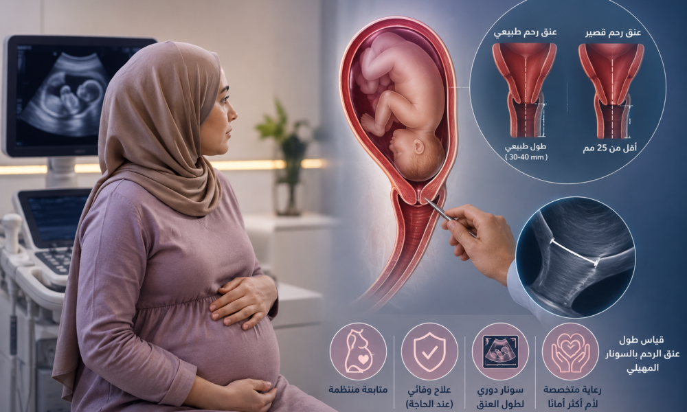 قصر عنق الرحم أثناء الحمل الأسباب والعلاج وخطر الولادة المبكرة