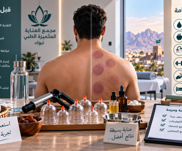 تعليمات قبل وبعد الحجامة والعناية بالجلد بعد جلسة الحجامة في تبوك