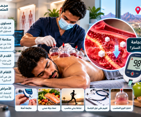 الحجامة لمرضى السكري في تبوك وتقييم سلامة الحجامة الرطبة والجافة